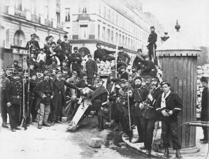 Place Vendôme (Group of Federated Soldiers near the Barricade in the Rue Castiglione), 1870-71